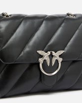 Borsa grande a tracolla Love Bag Puff Maxi Quilt - Nero | Pinko