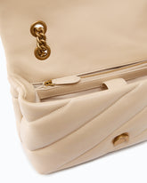 Borsa media a tracolla Love Bag Puff Maxi Quilt - Beige | Pinko