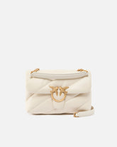 Borsa media a tracolla Love Bag Puff Maxi Quilt - Bianco | Pinko