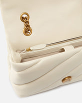 Borsa media a tracolla Love Bag Puff Maxi Quilt - Bianco | Pinko