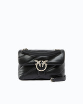 Borsa media a tracolla Love Bag Puff Maxi Quilt - Nero | Pinko