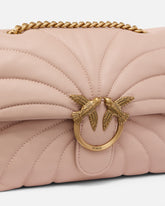 Love Bag Puff large butterfly quilt crossbody bag - | Pinko