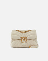 Borsa a tracolla grande Love Bag Puff trapunta farfalla - | Pinko