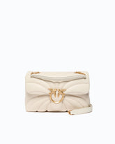 Große Umhängetasche Love Bag Puff mit Schmetterlingssteppung - | Pinko