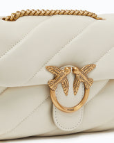Borsa piccola a tracolla Love Bag Puff Maxi Quilt - Bianco | Pinko