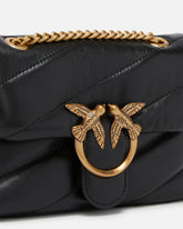 Baby shoulder bag Love Bag Puff Maxi Quilt - Black | Pinko