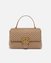 Grand sac à main Lady Love Bag Puff Chevron - | Pinko