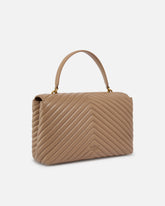 Borsa a mano grande Lady Love Bag Puff Chevron - | Pinko