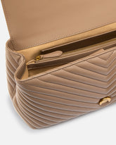 Grand sac à main Lady Love Bag Puff Chevron - | Pinko