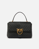 Borsa a mano grande Lady Love Bag Puff Chevron - | Pinko