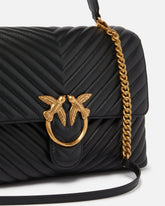 Borsa a mano grande Lady Love Bag Puff Chevron - | Pinko