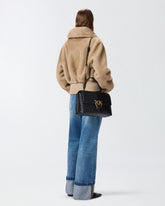 Bolso de mano grande Lady Love Bag Puff Chevron - | Pinko