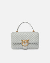 Bolso de mano mediano Lady Love Bag Puff de napa con motivo de chevrón - | Pinko
