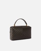 Bolso de mano mediano Lady Love Bag Puff de napa con motivo de chevrón - | Pinko
