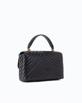 Średnia torebka do ręki Lady Love Bag Puff z nappy w zygzak - | Pinko