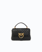 Mini handbag Lady Love Bag Puff Chevron - | Pinko