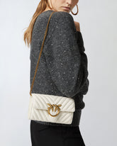 Love Bag One Wallet Chevron - | Pinko