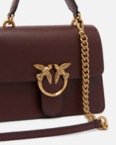 Mini handbag Love Bag Top Handle in leather - | Pinko