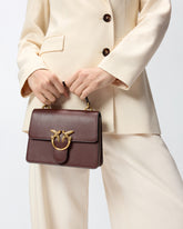 Mini handbag Love Bag Top Handle in leather - | Pinko
