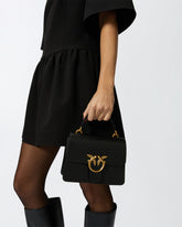 Mini handbag Love Bag Top Handle in leather - | Pinko
