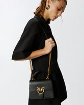 Mini handbag Love Bag Top Handle in leather - | Pinko