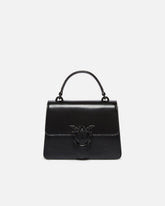 Borsa a mano piccola Mini Love Bag One Top Handle Light in pelle shiny - | Pinko
