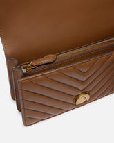 Borsa piccola a tracolla Love Bag One Chevron - Marrone | Pinko