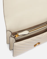 Borsa piccola a tracolla Love Bag One Chevron - Bianco | Pinko