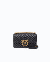 Borsa piccola a tracolla Love Bag One Chevron - Nero | Pinko
