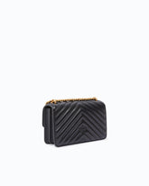 Borsa piccola a tracolla Love Bag One Chevron - Nero | Pinko