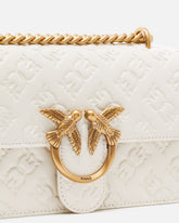 Mini borsa a tracolla Love Bag con logo imprimè - | Pinko