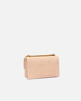 Mini Love Bag One small crossbody bag in crocodile-print leather - | Pinko