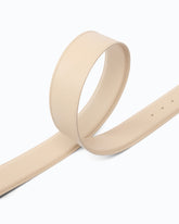 Cintura alta Love Birds in pelle 4cm - Beige | Pinko