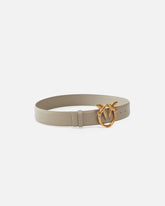Love Birds high leather belt 4cm - | Pinko