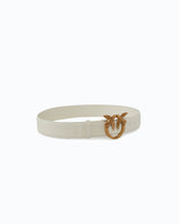 Love Birds high leather belt 4cm - | Pinko