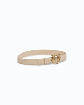 Cintura Love Birds in pelle 3cm - | Pinko
