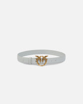 Love Birds leather belt 3cm - | Pinko