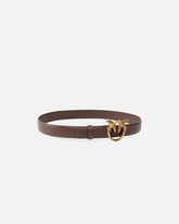 Love Birds leather belt 3cm - | Pinko
