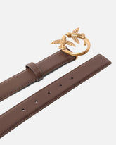 Cintura Love Birds in pelle 3cm - | Pinko