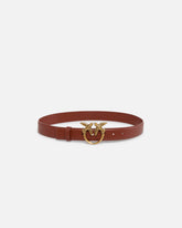 Cinturón Love Birds de piel 3cm - | Pinko
