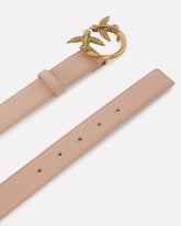Love Birds leather belt 3cm - | Pinko