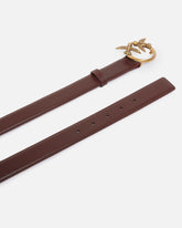 Love Birds leather belt 3cm - | Pinko