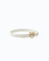 Love Birds leather belt 3cm - | Pinko