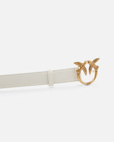 Cintura Love Birds in pelle 3cm - | Pinko