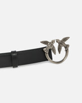 Cinturón Love Birds de piel 3cm - | Pinko