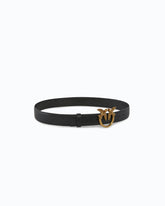 Cinturón Love Birds de piel 3cm - | Pinko