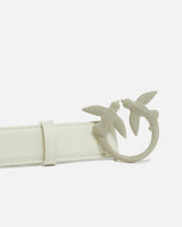 Belt with colored buckle 3cm - | Pinko