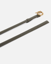 Love Birds thin leather belt 2cm - | Pinko