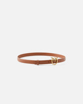 Love Birds thin leather belt 2cm - | Pinko