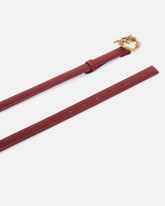 Cintura sottile Love Birds in pelle 2cm - | Pinko